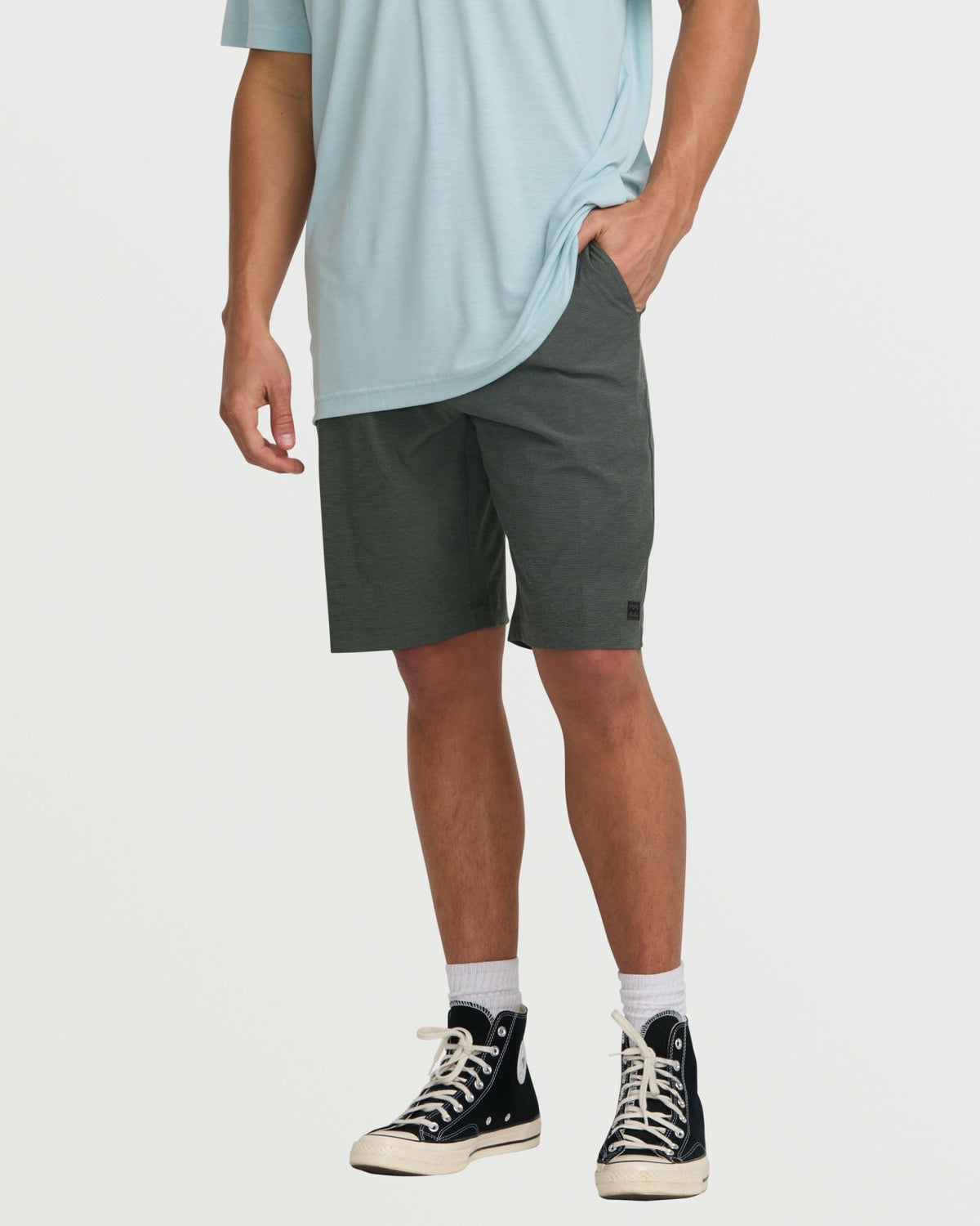 Billabong Crossfire Submersible 21" Hybrid Shorts - Asphalt