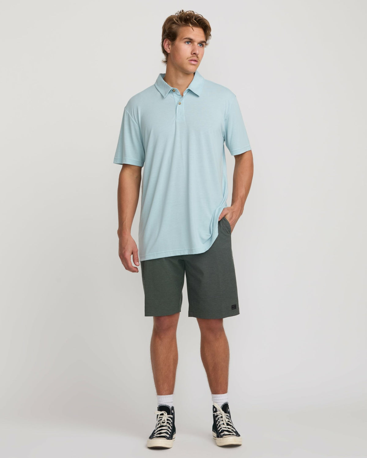 Billabong Crossfire Submersible 21" Hybrid Shorts - Asphalt