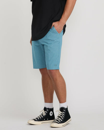 Billabong Crossfire Submersible 21" Hybrid Shorts - Glacier Blue