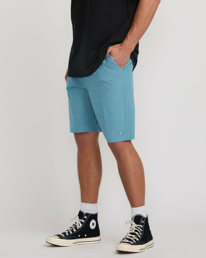 Billabong Crossfire Submersible 21" Hybrid Shorts - Glacier Blue