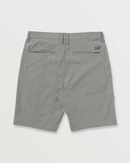 Billabong Crossfire Submersible 21" Hybrid Shorts - Gray