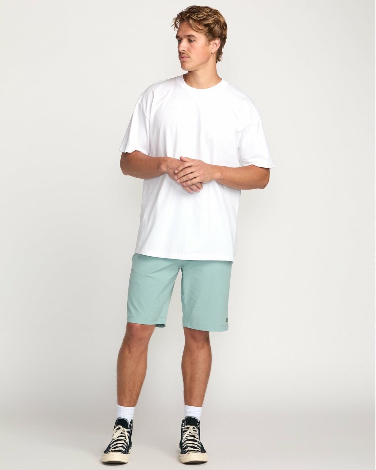 Billabong Crossfire Submersible 21" Hybrid Shorts - Seafoam