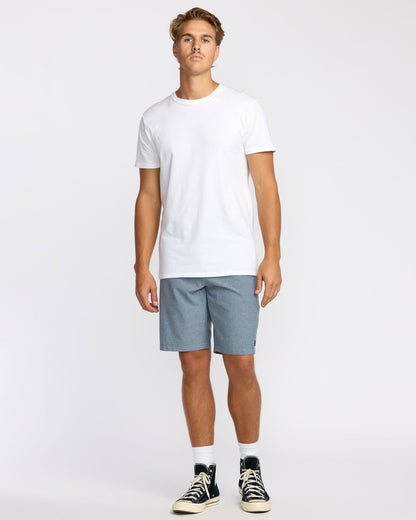 Billabong Crossfire Submersible 21" Hybrid Shorts - Slate Blue