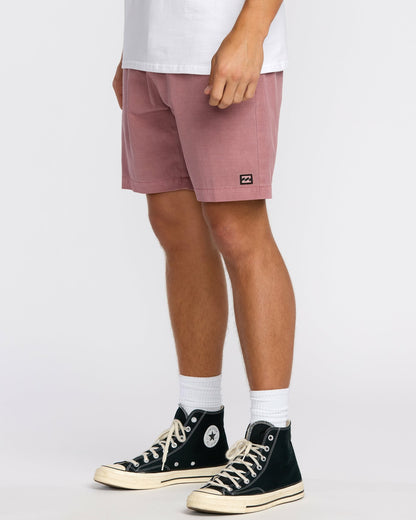 Billabong Crossfire Wave Wash Submersible 18" Hybrid Shorts - Dusty Rose