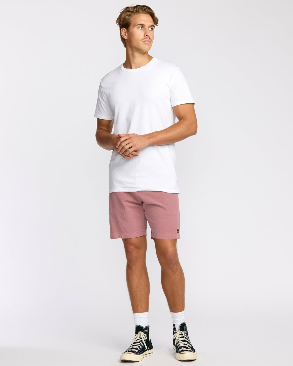 Billabong Crossfire Wave Wash Submersible 18" Hybrid Shorts - Dusty Rose