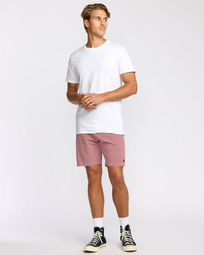 Billabong Crossfire Wave Wash Submersible 18" Hybrid Shorts - Dusty Rose
