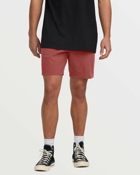 Billabong Crossfire Wave Wash Submersible 18" Hybrid Shorts - Dusty Red