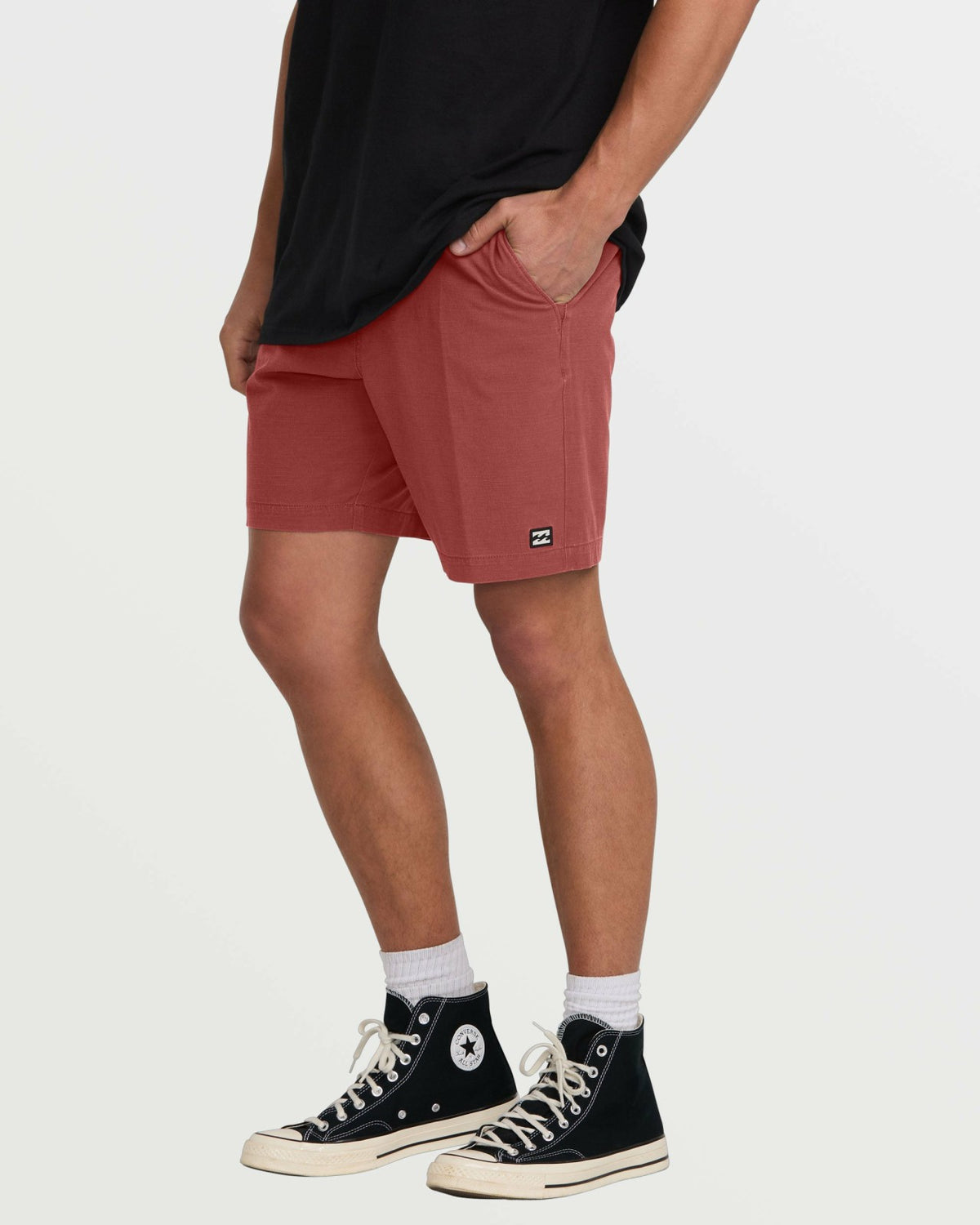 Billabong Crossfire Wave Wash Submersible 18" Hybrid Shorts - Dusty Red