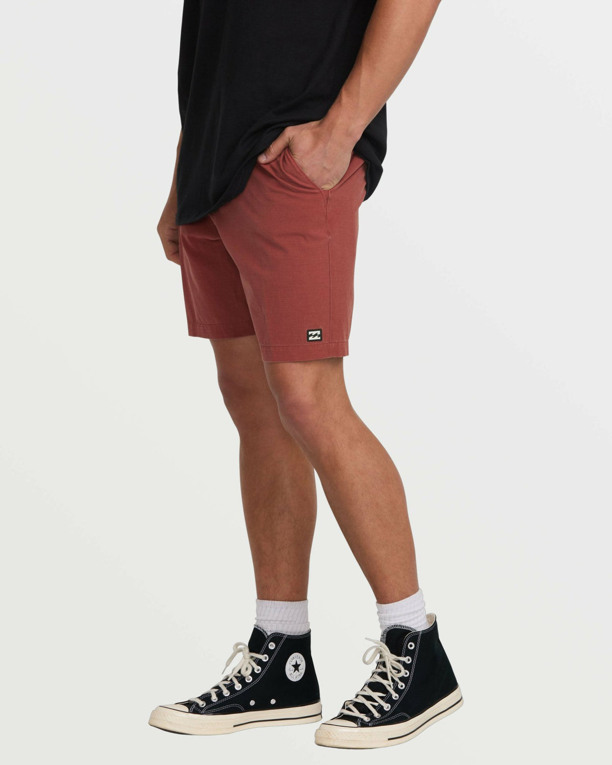 Billabong Crossfire Wave Wash Submersible 18" Hybrid Shorts - Dusty Red
