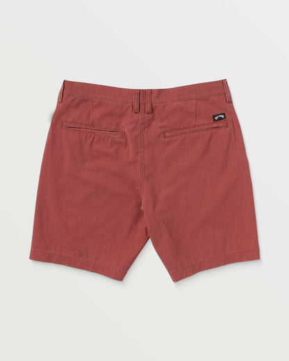 Billabong Crossfire Wave Wash Submersible 18" Hybrid Shorts - Dusty Red