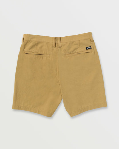 Billabong Crossfire Wave Wash Submersible 18" Hybrid Shorts - Khaki
