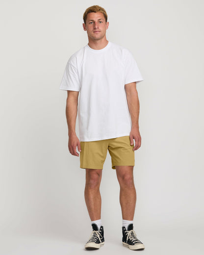 Billabong Crossfire Wave Wash Submersible 18" Hybrid Shorts - Khaki