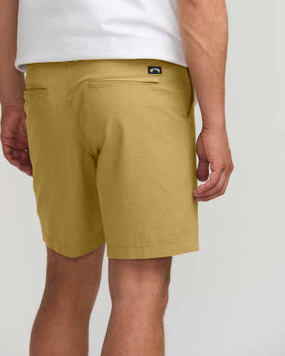 Billabong Crossfire Wave Wash Submersible 18" Hybrid Shorts - Khaki