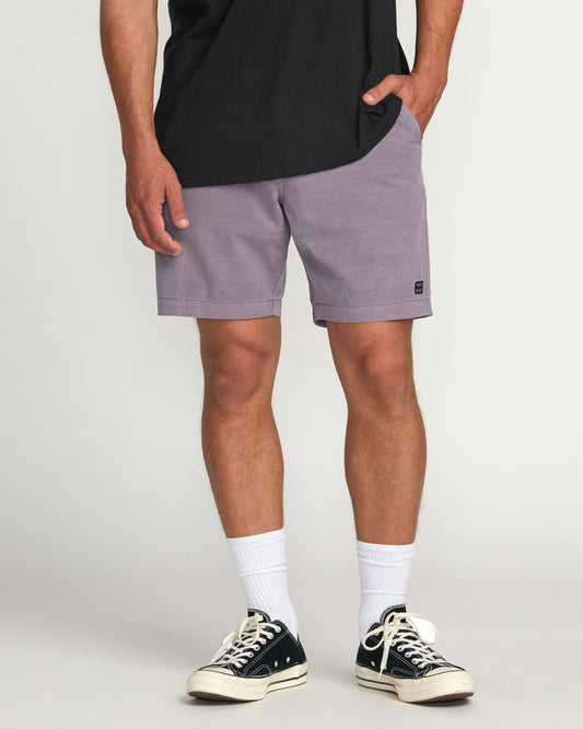 Billabong Crossfire Wave Wash Submersible 18" Hybrid Shorts - Light Purple