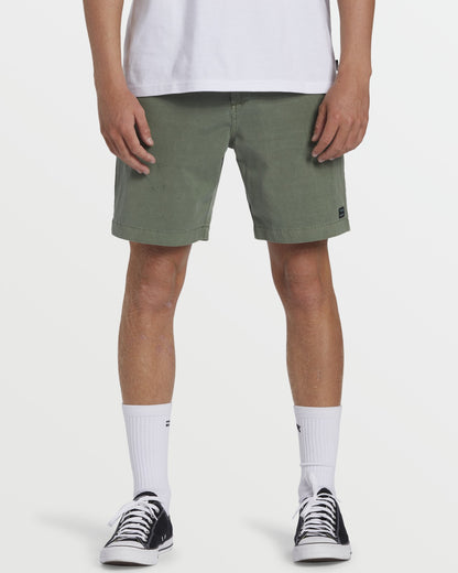 Billabong Crossfire Wave Wash Submersible 18" Hybrid Shorts - Sage