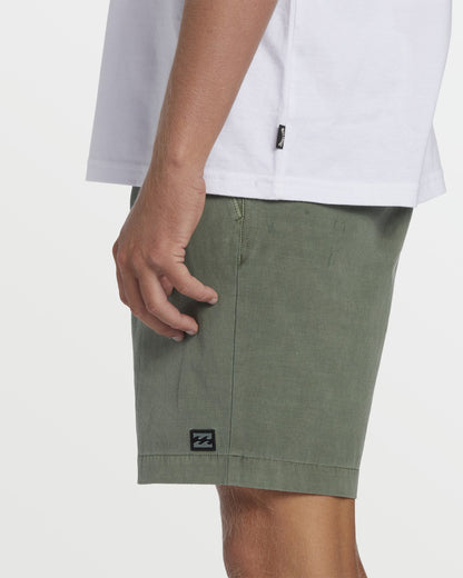 Billabong Crossfire Wave Wash Submersible 18" Hybrid Shorts - Sage