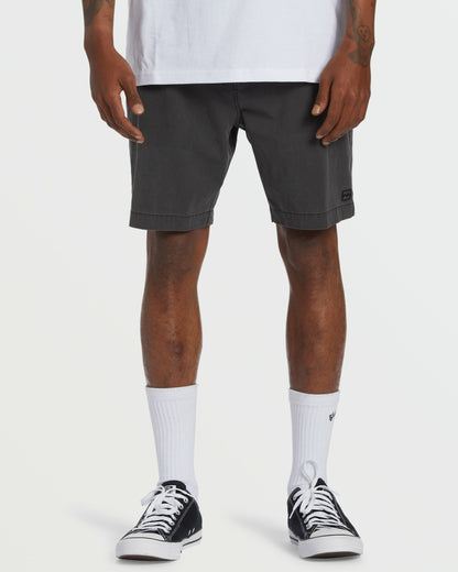 Billabong Crossfire Wave Wash Submersible 18" Hybrid Shorts - Washed Black