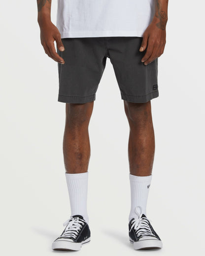 Billabong Crossfire Wave Wash Submersible 18" Hybrid Shorts - Washed Black