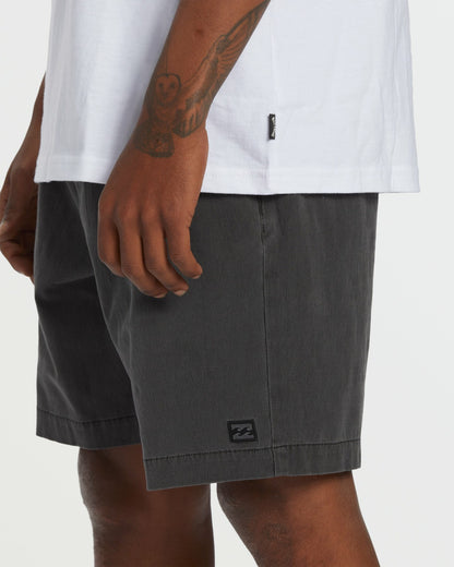 Billabong Crossfire Wave Wash Submersible 18" Hybrid Shorts - Washed Black