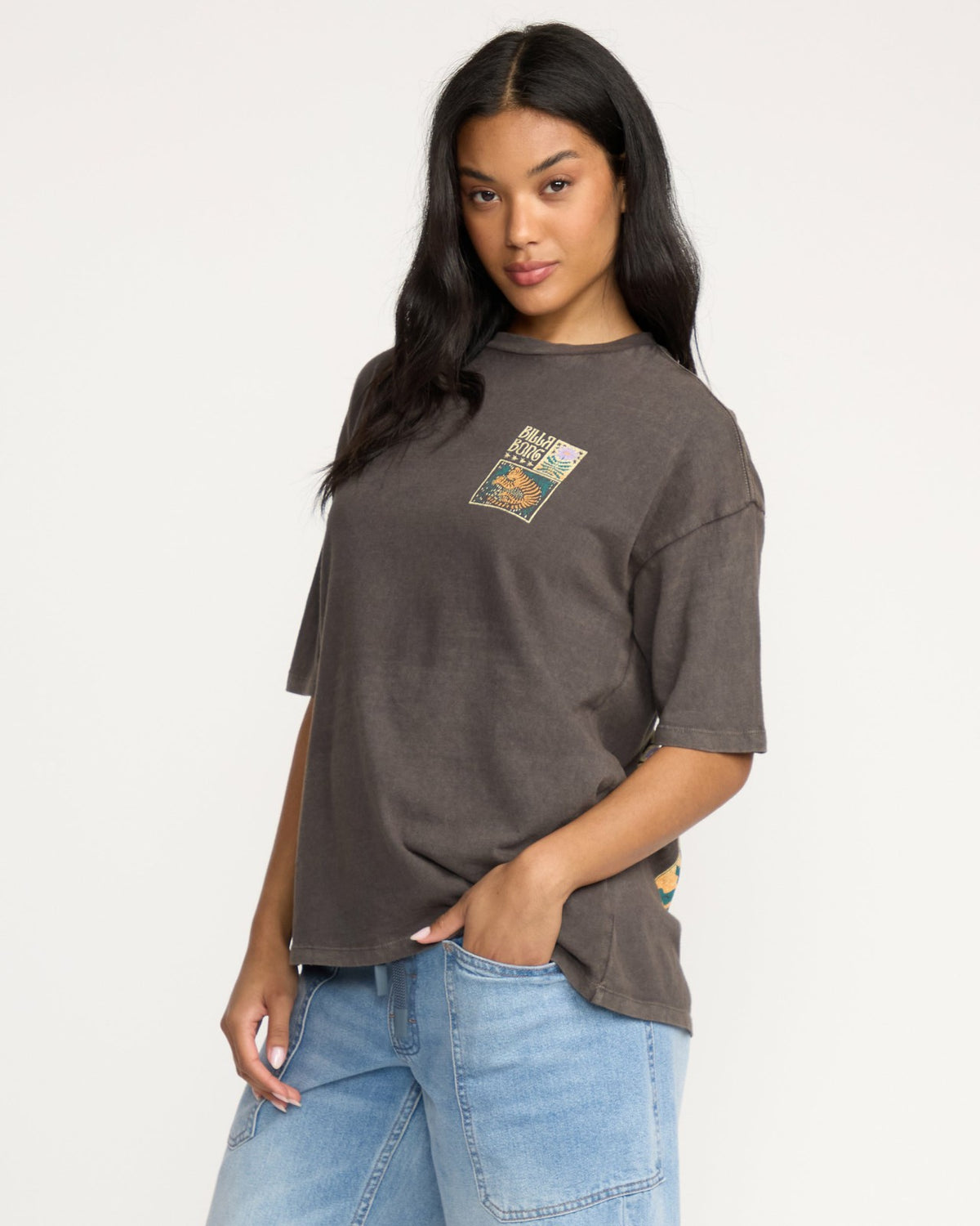 Billabong Daydream Away T-Shirt - Off Black