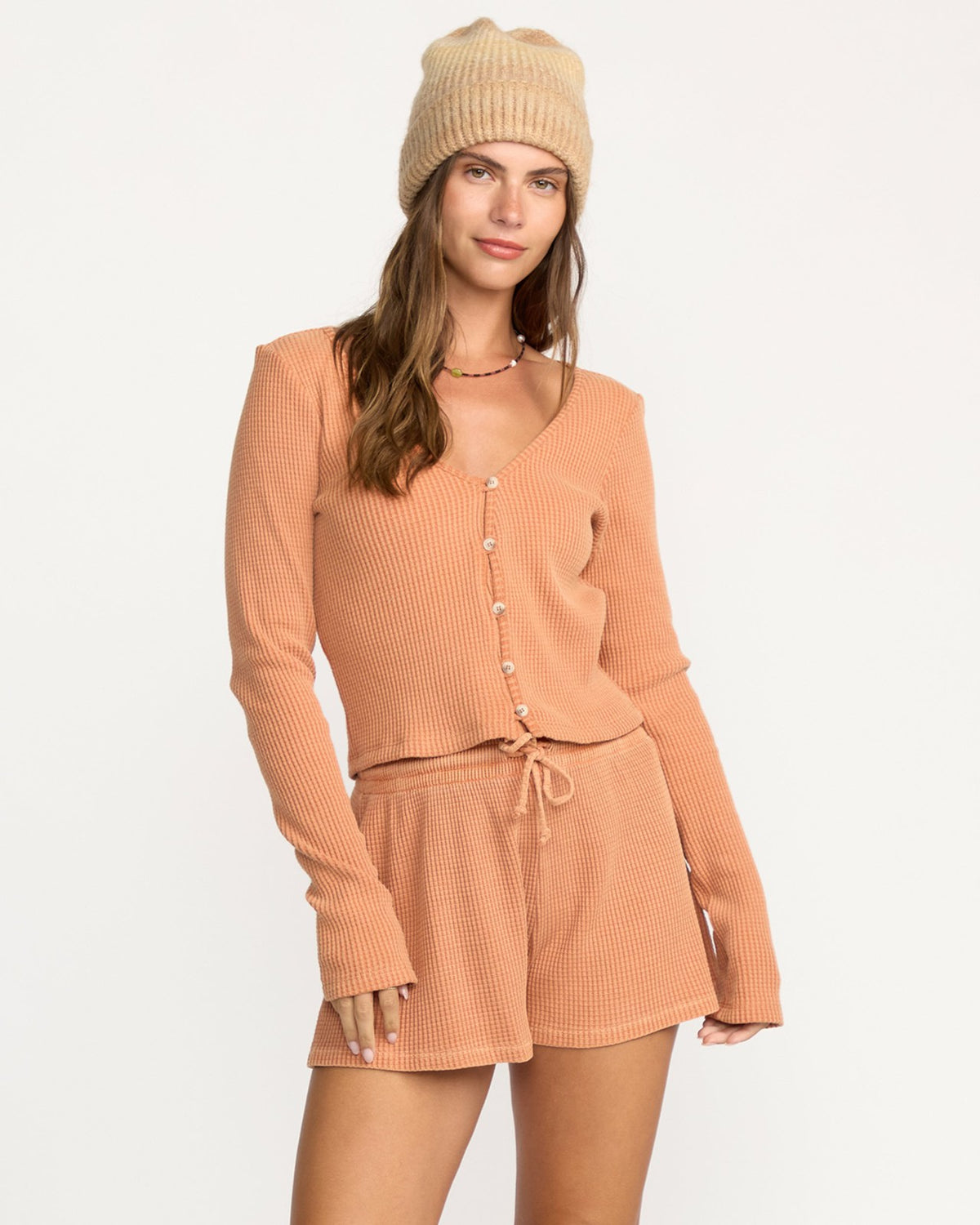 Billabong Debbie Vibes Knit Shorts - Sunburnt