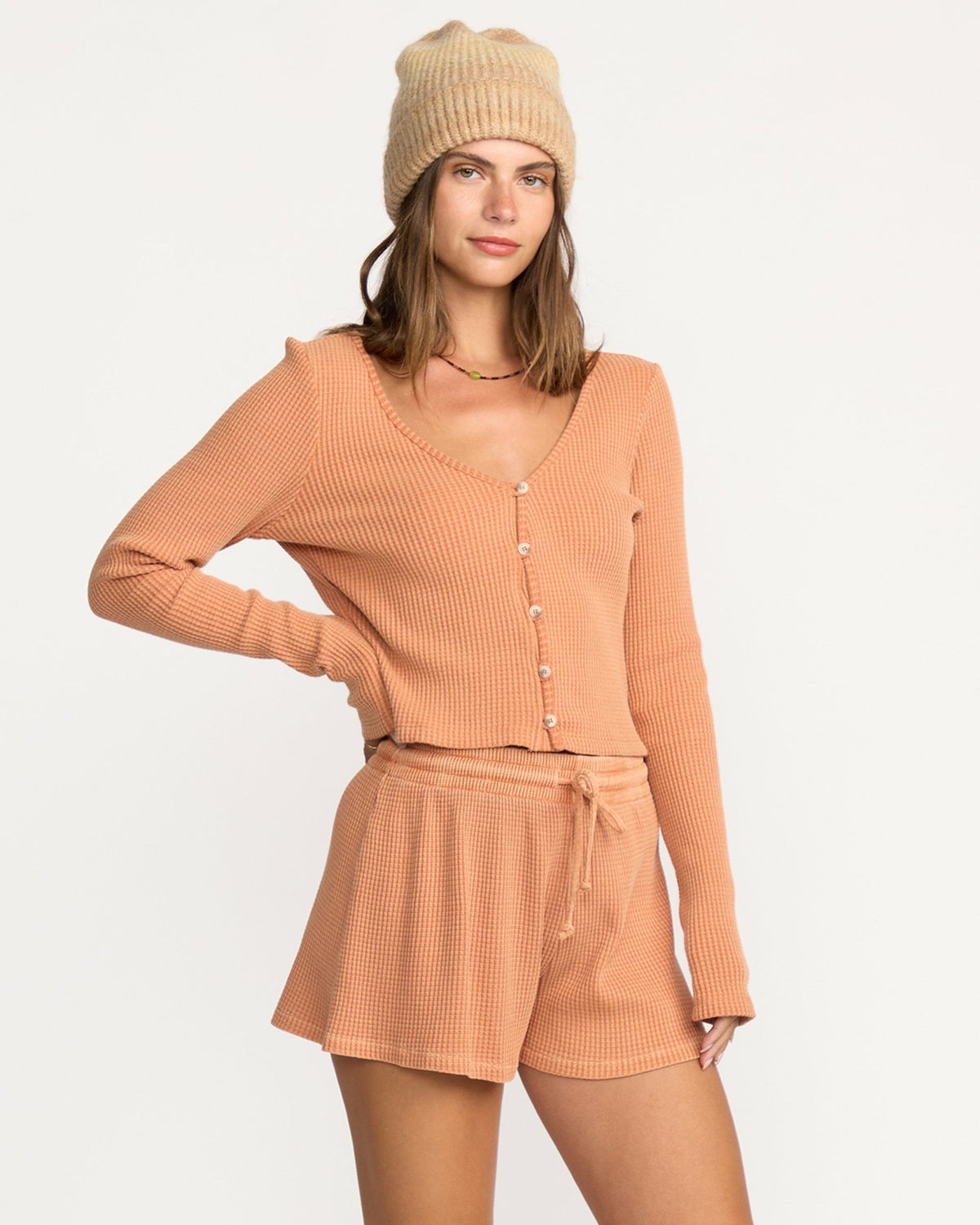 Billabong Debbie Vibes Knit Shorts - Sunburnt