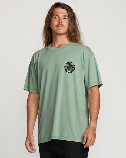 Billabong Decal Regular Wave Wash Tee - Mist Green