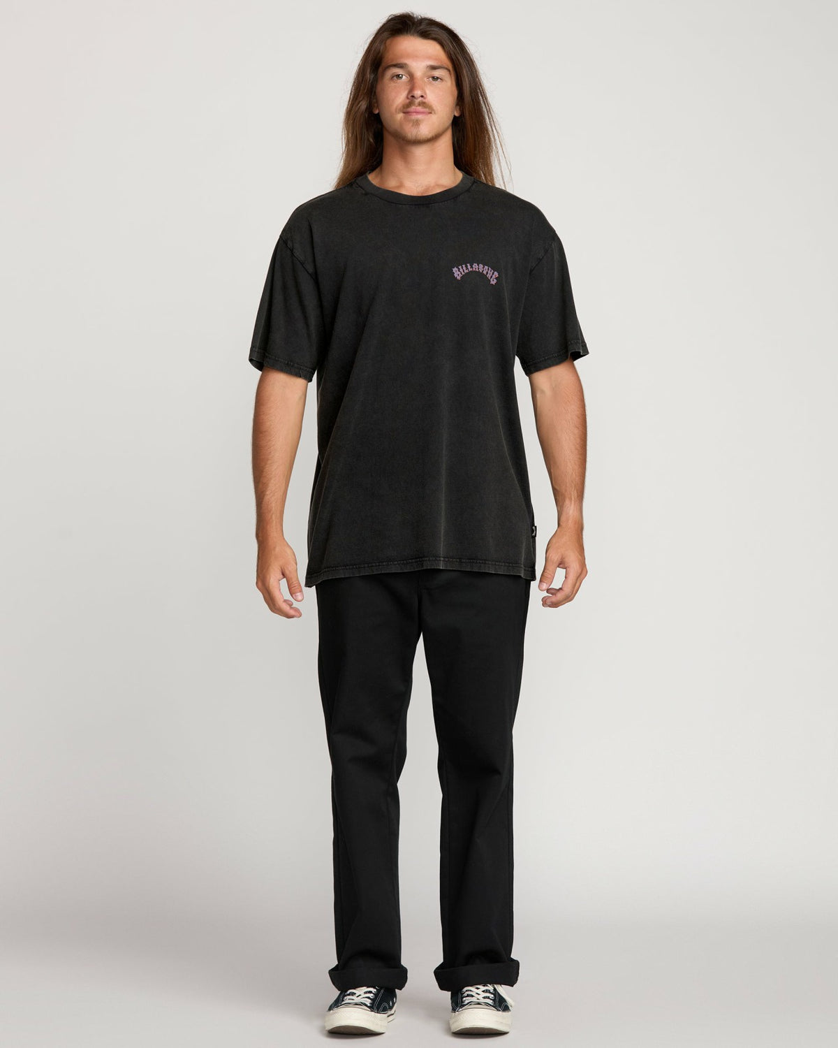 Billabong Decal Regular Wave Wash Tee - Washed Black