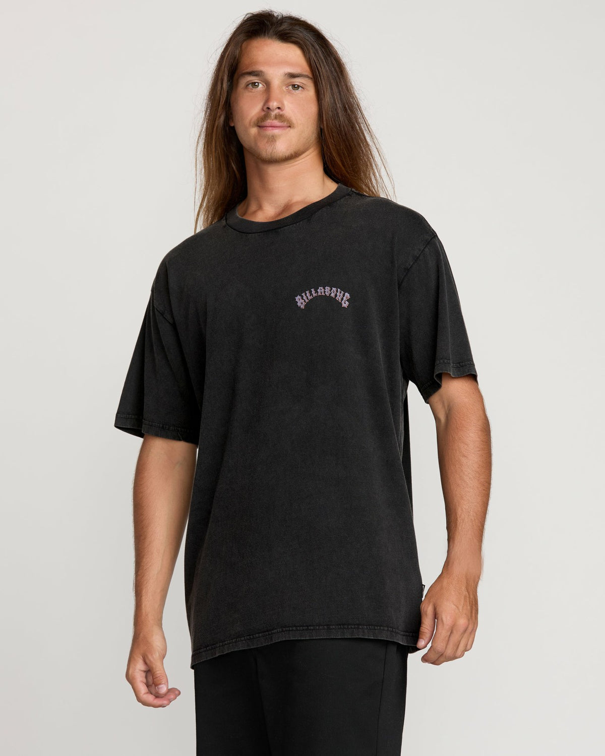 Billabong Decal Regular Wave Wash Tee - Washed Black