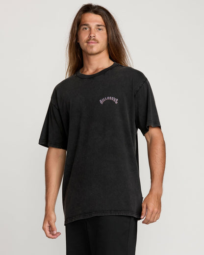 Billabong Decal Regular Wave Wash Tee - Washed Black
