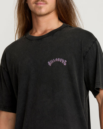 Billabong Decal Regular Wave Wash Tee - Washed Black