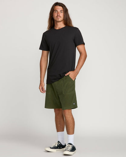 Billabong De La Cruz Submersible Hybrid Shorts - Olive