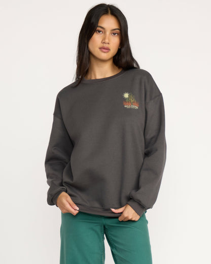 Billabong Desert Break Crewneck Sweatshirt - Off Black