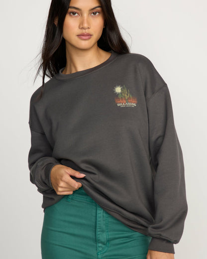 Billabong Desert Break Crewneck Sweatshirt - Off Black