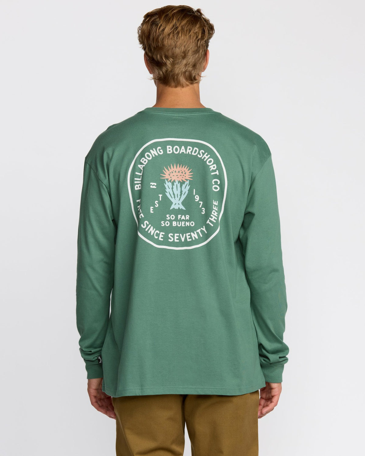 Billabong Desert Flower Regular Long Sleeve T-Shirt - Sage Green