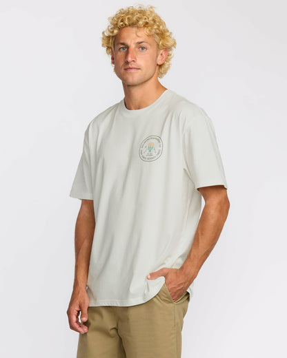Billabong Desert Flower Regular Short Sleeve T-Shirt - Off White