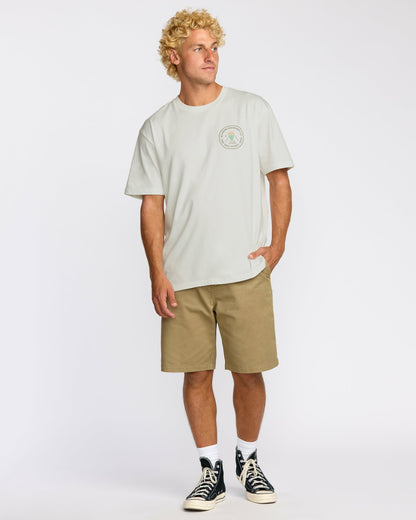 Billabong Desert Flower Regular Short Sleeve T-Shirt - Off White