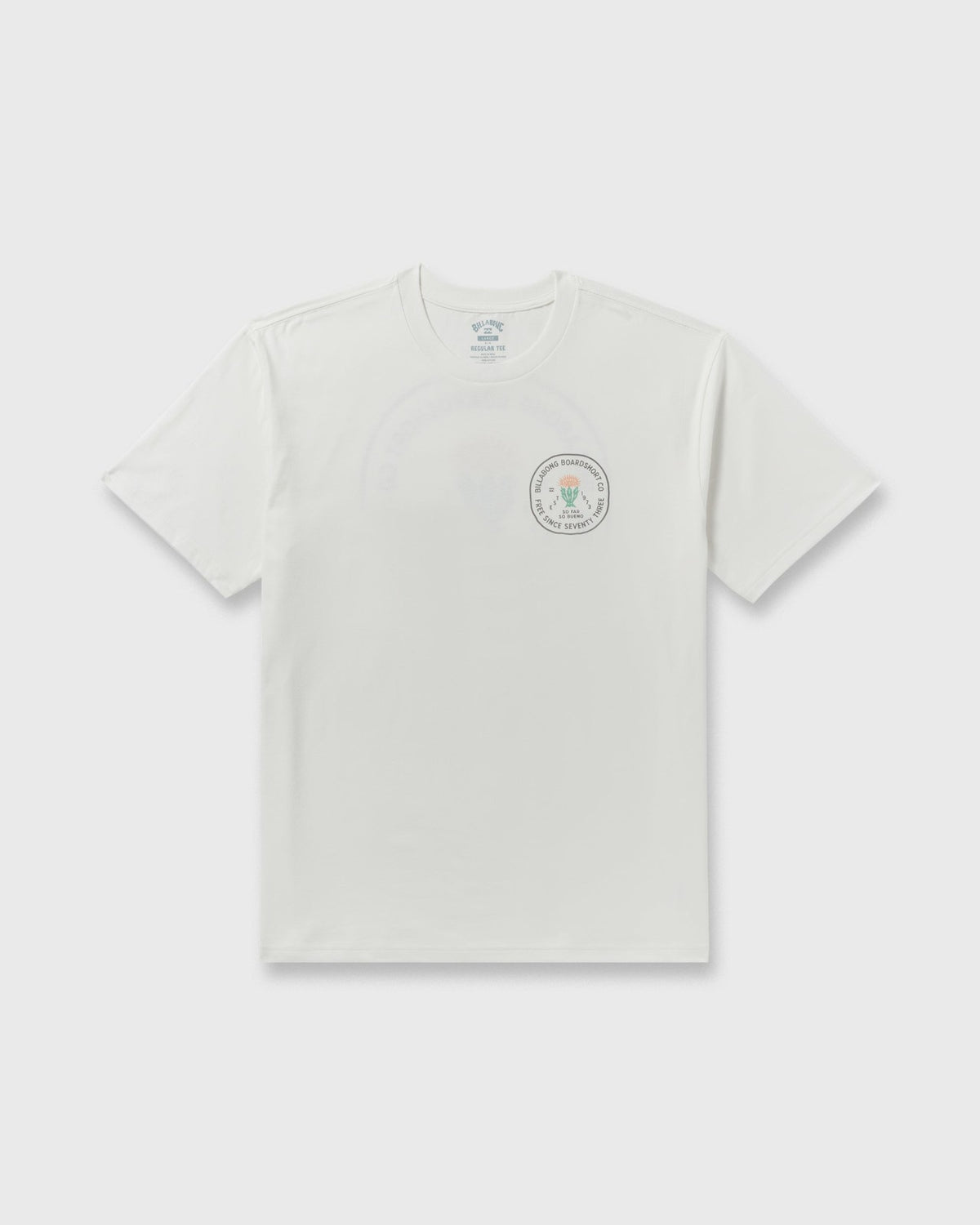 Billabong Desert Flower Regular Short Sleeve T-Shirt - Off White