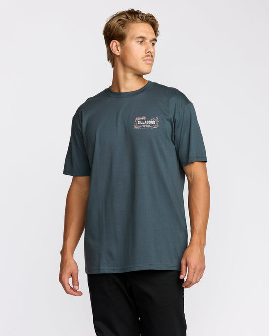 Billabong Desert Lounge Premium Short Sleeve T-Shirt - Midnight Blue