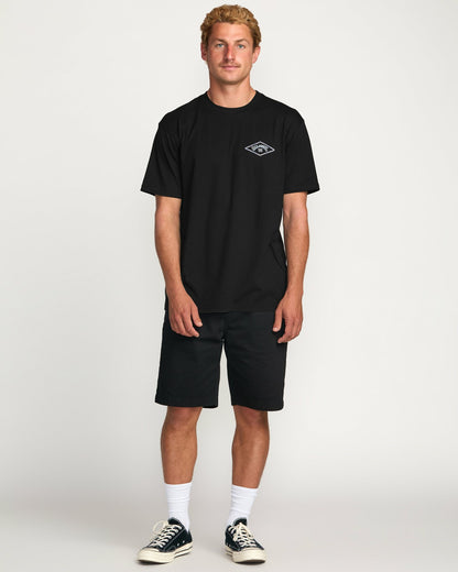 Billabong Diamond Arch Premium Tee - Black