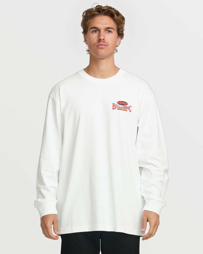Billabong Double Spread OG Long Sleeve Tee - White