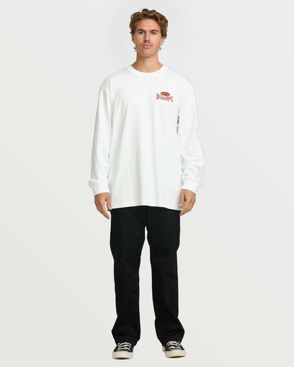 Billabong Double Spread OG Long Sleeve Tee - White
