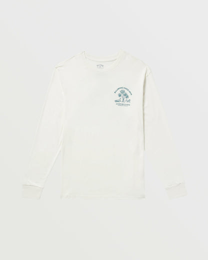 Billabong Dusty Road A/Div Long Sleeve Tee - Off White