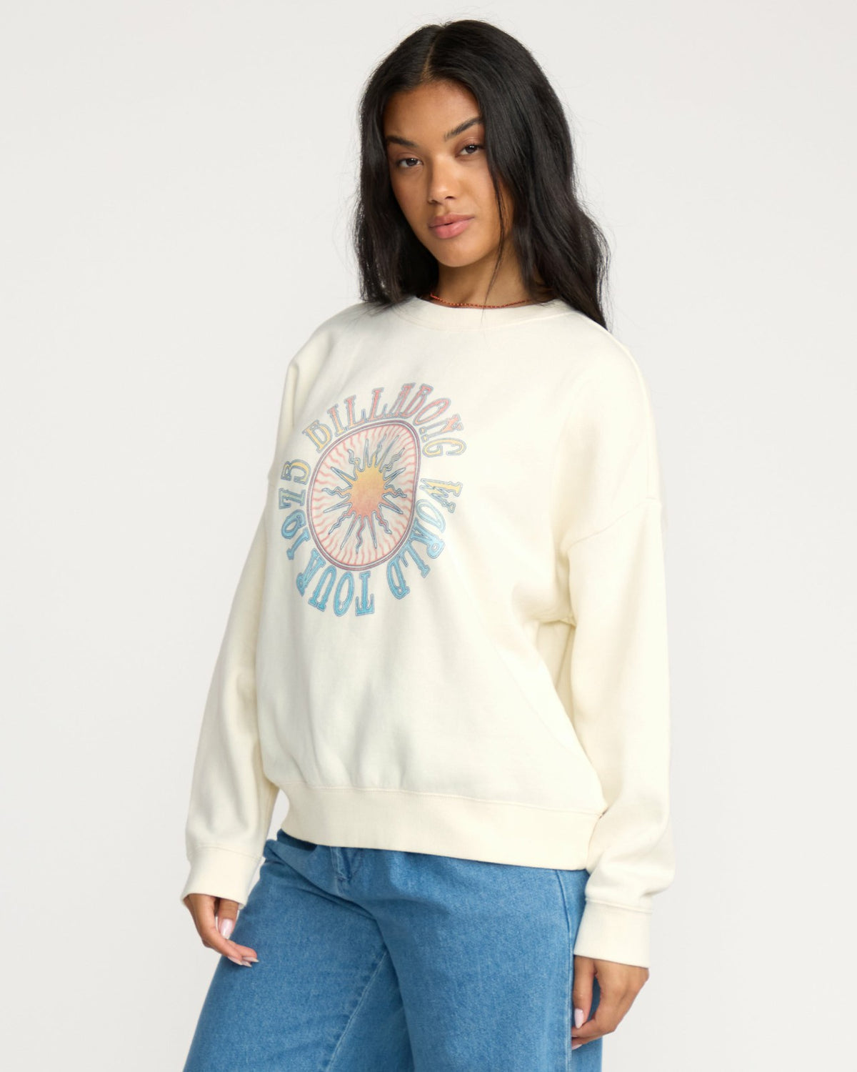 Billabong Echo Crewneck Sweatshirt - Salt Crystal