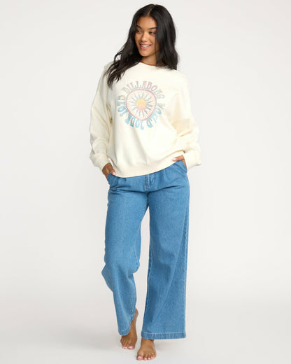 Billabong Echo Crewneck Sweatshirt - Salt Crystal