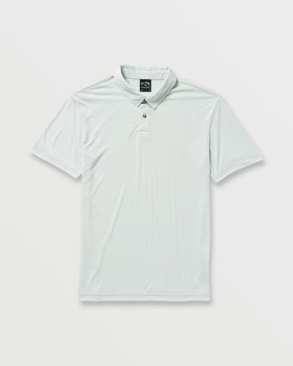 Billabong Eclipse Short Sleeve Polo Shirt - Ash Blue