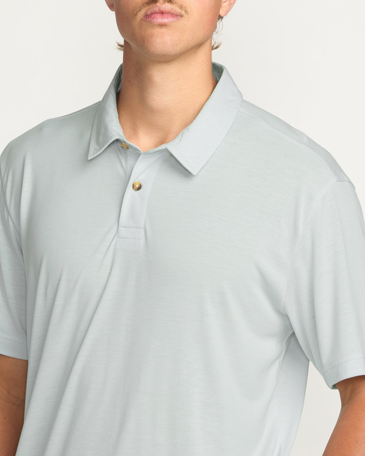 Billabong Eclipse Short Sleeve Polo Shirt - Ash Blue