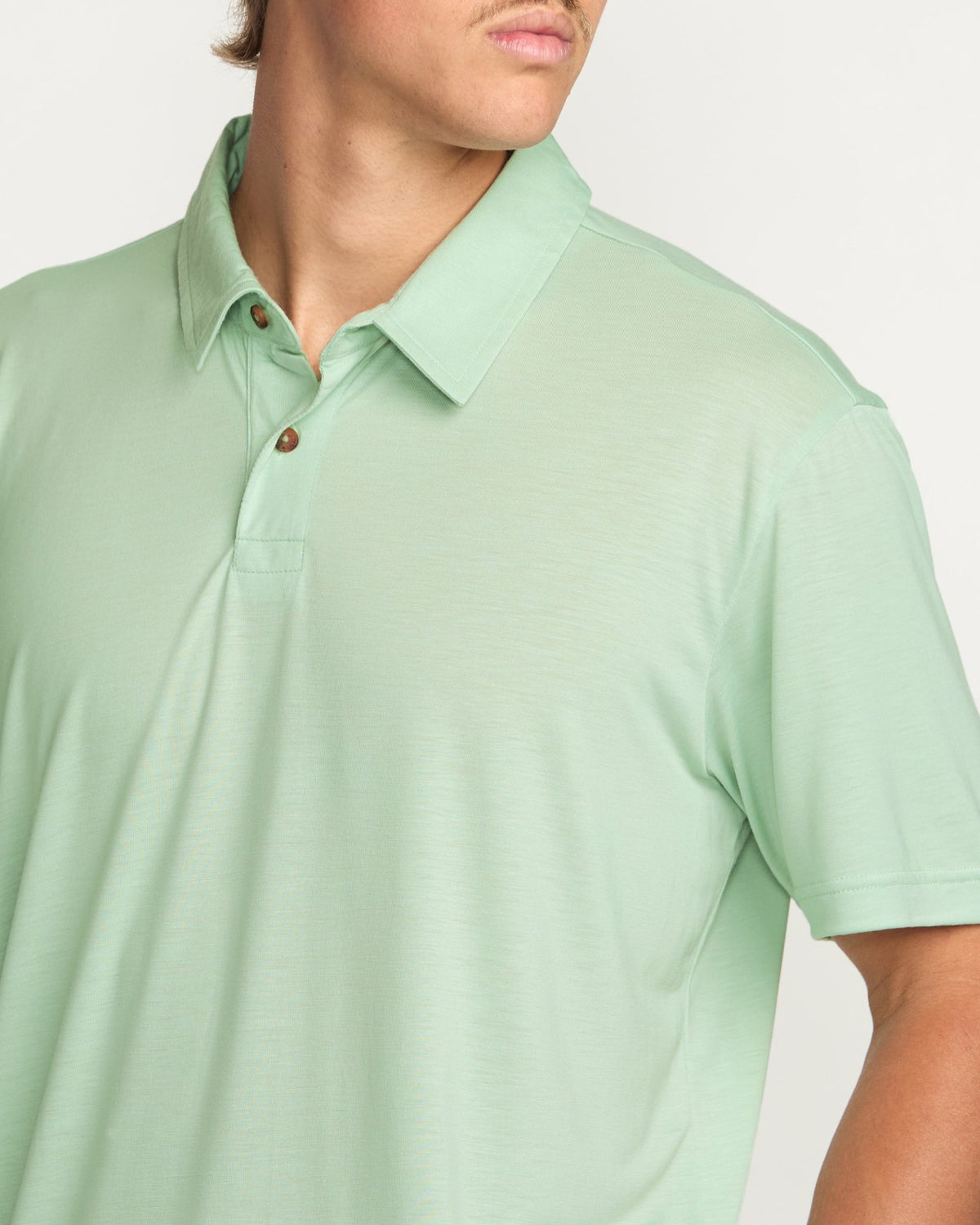 Billabong Eclipse Short Sleeve Polo Shirt - Seafoam
