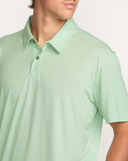 Billabong Eclipse Short Sleeve Polo Shirt - Seafoam