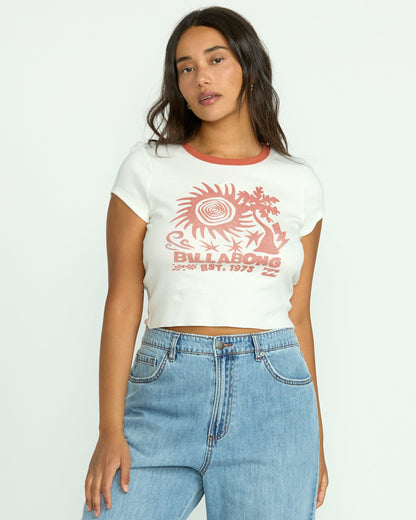 Billabong Electric Feeling Tee - Salt Crystal